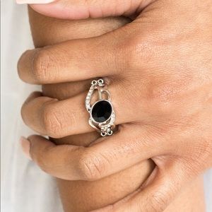 Couldn’t Care flawless black ring